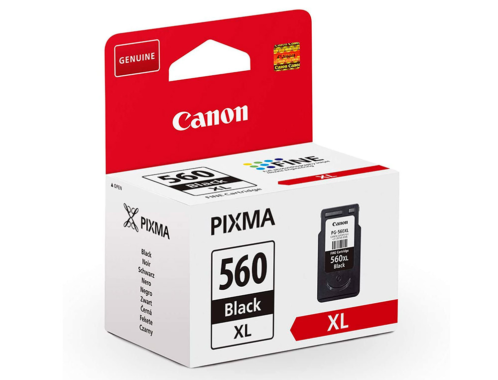 CARTOUCHE CANON 560 XL  JET D'ENCRE POUR PIXMA TS5350 /   TS5351 / TS5352 / TS5353 NOIR 4000 PAGES