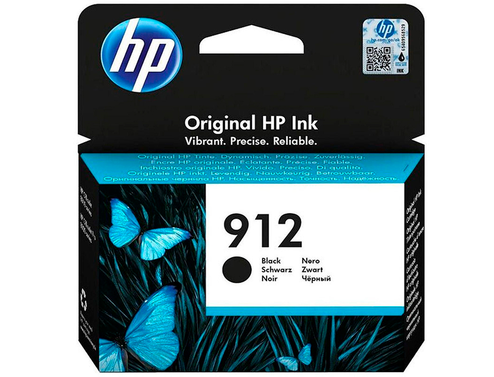 CARTOUCHE ENCRE HP 912 OFFICEJET 8010 / 8020 / 8035  COULEUR NOIR 300 PAGES