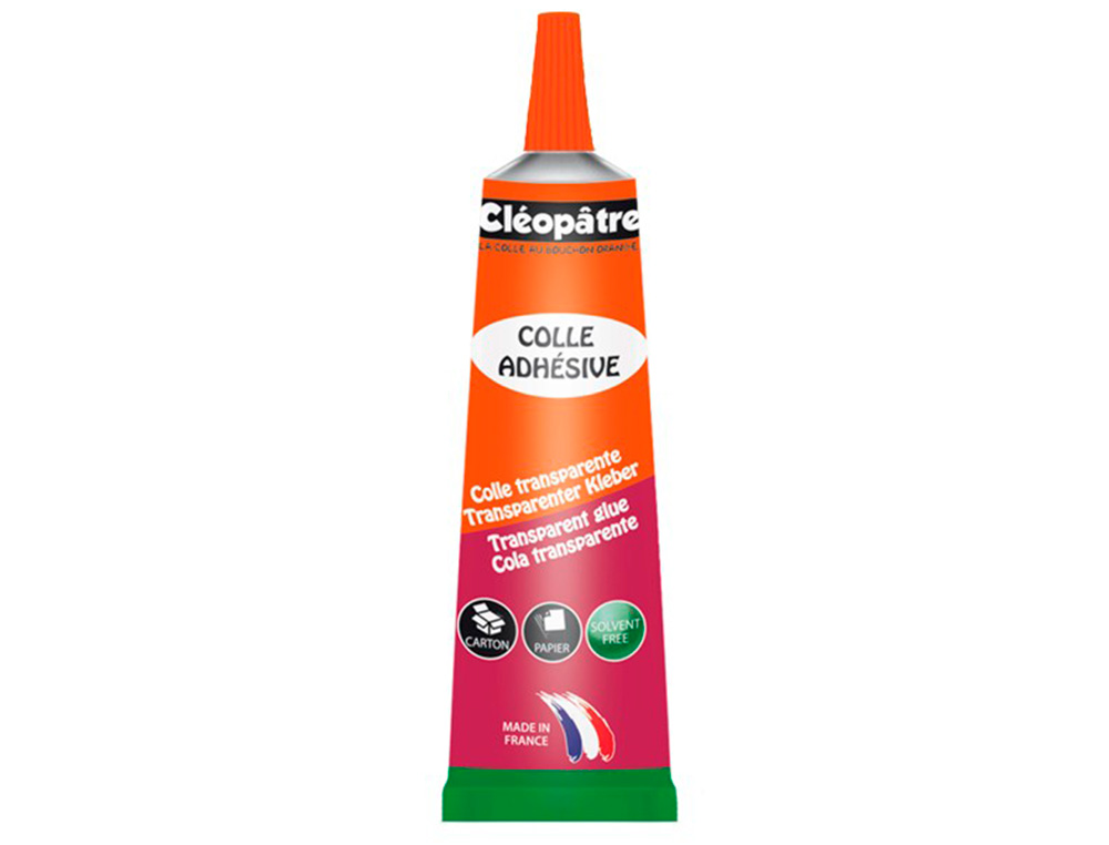 COLLE TRANSPARENTE CLEOPATRE UNIVERSELLE TUBE ALUMINIUM    30G