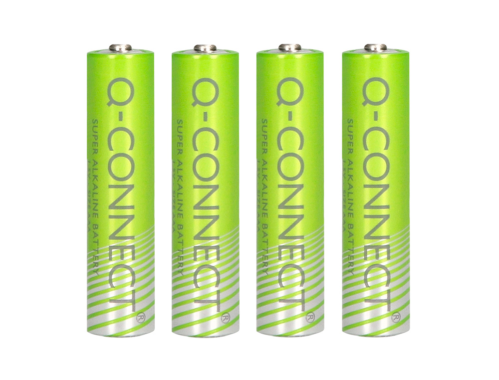 PILE Q-CONNECT ECONOMIQUE CAPACIT 1.5V I.C.E. LR03 TAILLE AAA BLISTER 4 UNITS