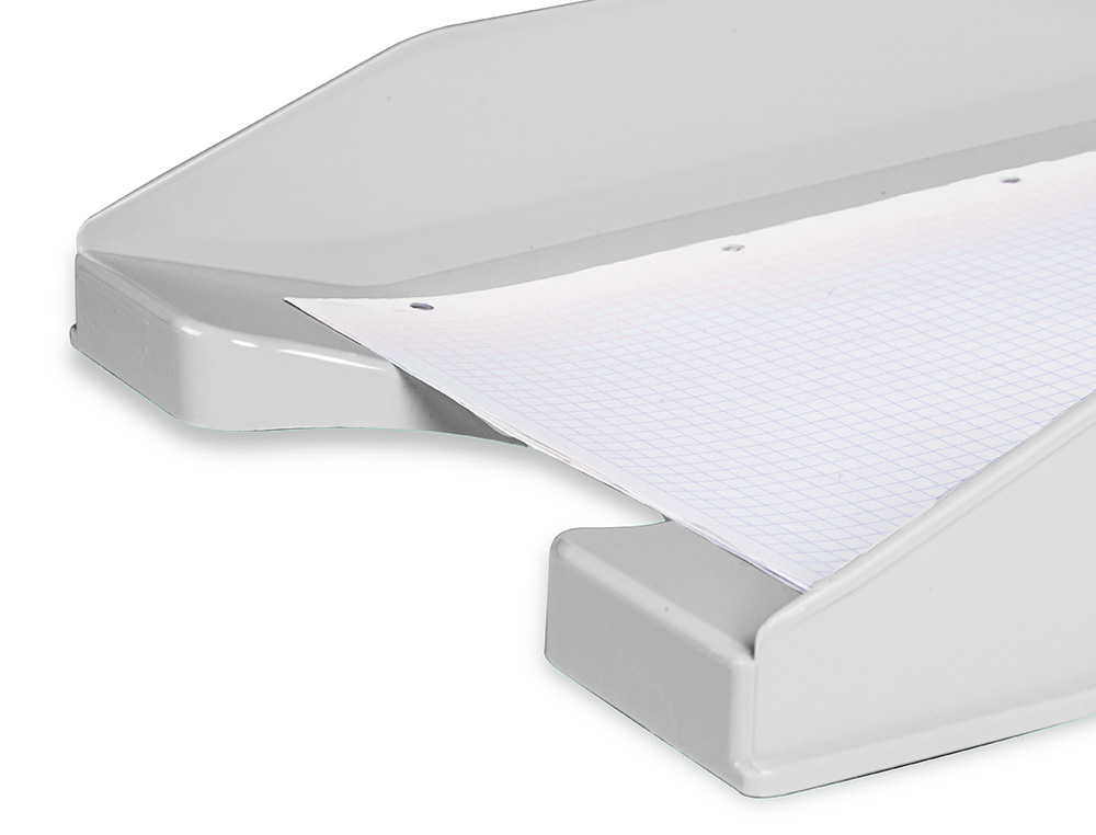 CORBEILLE  COURRIER Q-CONNECTPOLYPROPYLNE DOCUMENTS A4+ 240X320MM EMPILABLE 350X255X65MM COLORIS GRIS OPAQUE